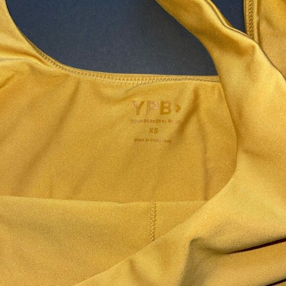 Abercrombie YBP your personal best athletic longline bra mustard yellow - Picture 6 of 7
